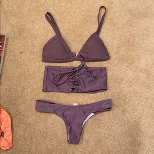 ZAFUL PURPLE BIKINI - GET BOTH TOPS